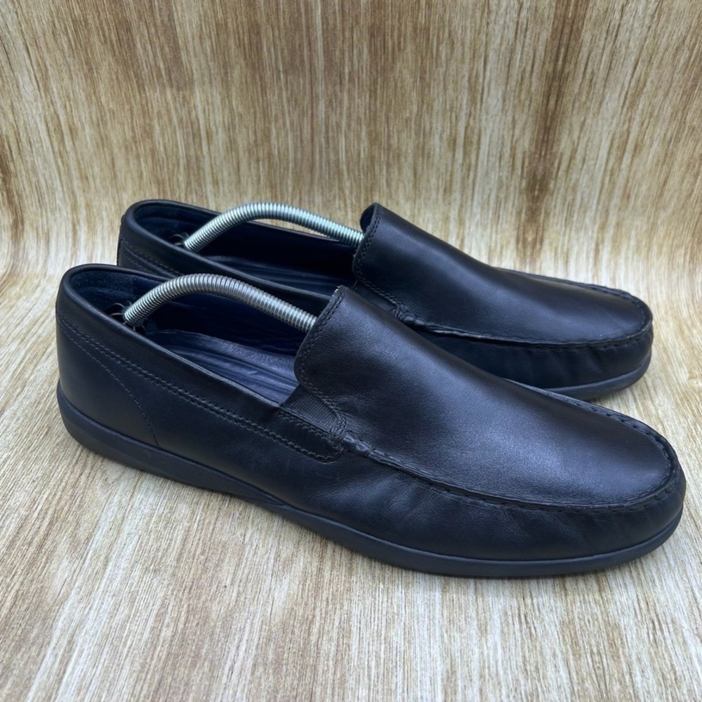 Cole Haan Lovell Slip On Loafers Men's Size 12 M Black Leather Grand.OS C25642